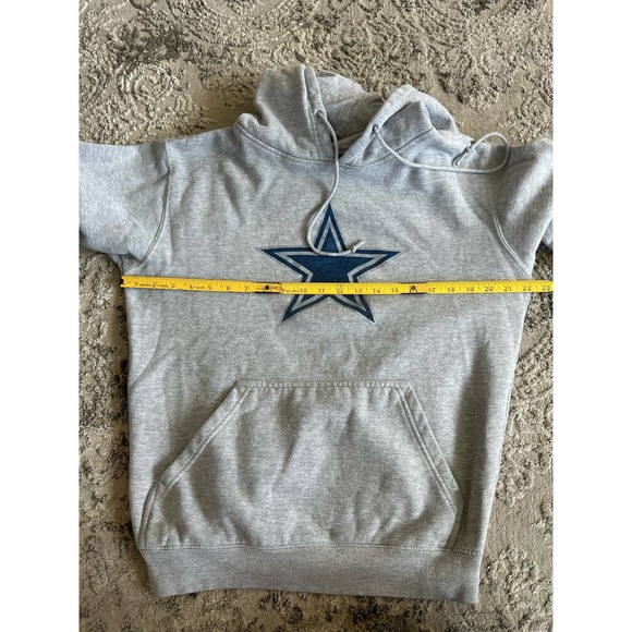 Dallas Cowboys Authentic Unisex Gray Hoodie Sz. Medium - Picture 8 of 9